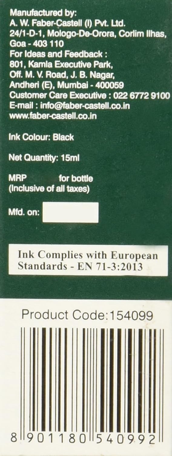 Faber-Castell Whiteboard Marker Refill Ink - 15ml (Black)