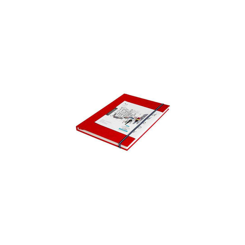 Scholar A4 Décor Sketch Book - Red (DSB4) 130 Gsm 64 Sheets