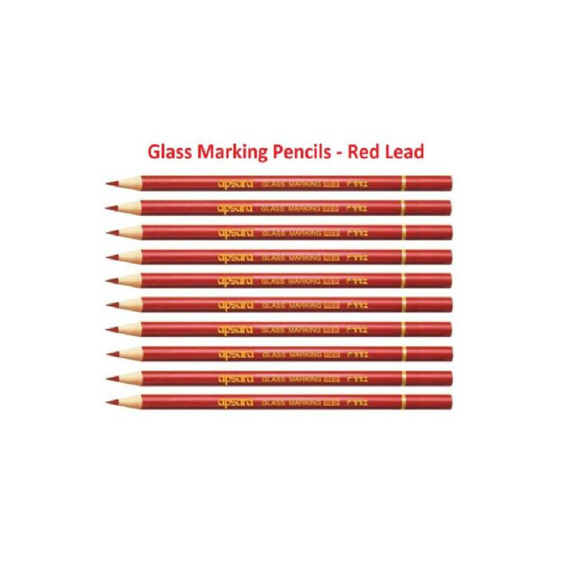 Apsara Glass Marker Pencil - Red