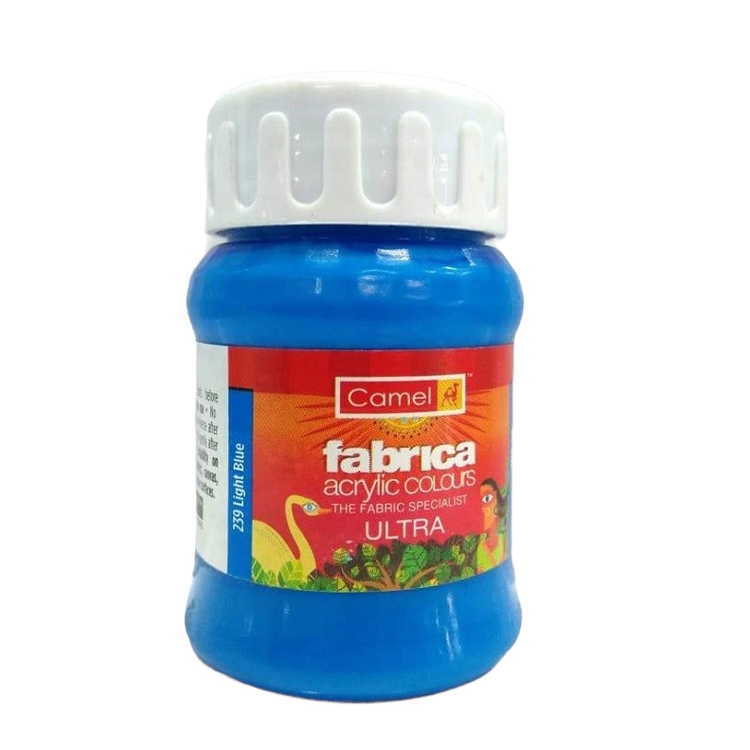 Camel Fabrica Acrylic Colour 100 Ml Light Blue Skyblue Stationery Mart
