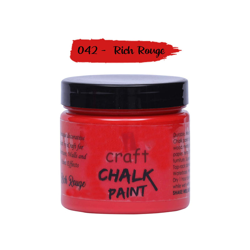 I Craft Chalk Paint 100Ml - Rich Rouge