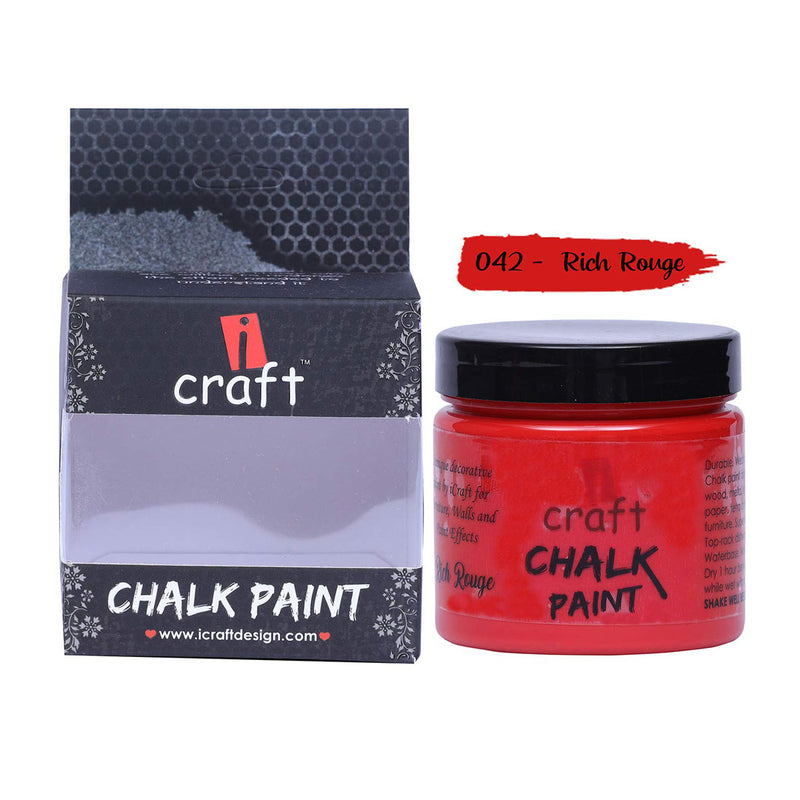 I Craft Chalk Paint 100Ml - Rich Rouge