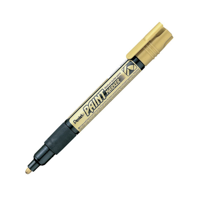 Pentel Paint Markers, Medium Bullet Point, Gold Ink