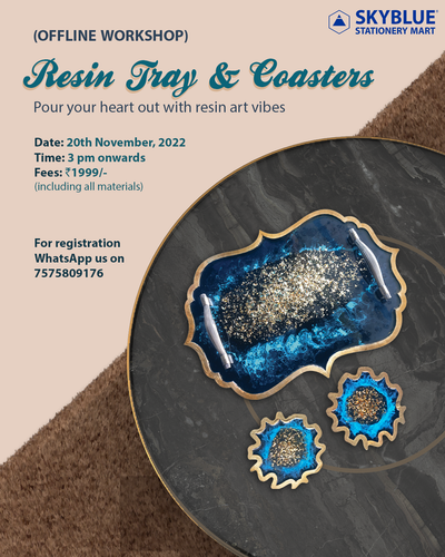 Resin tray & Coaster