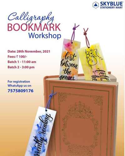 Calligraphy  Bookmark Workshop