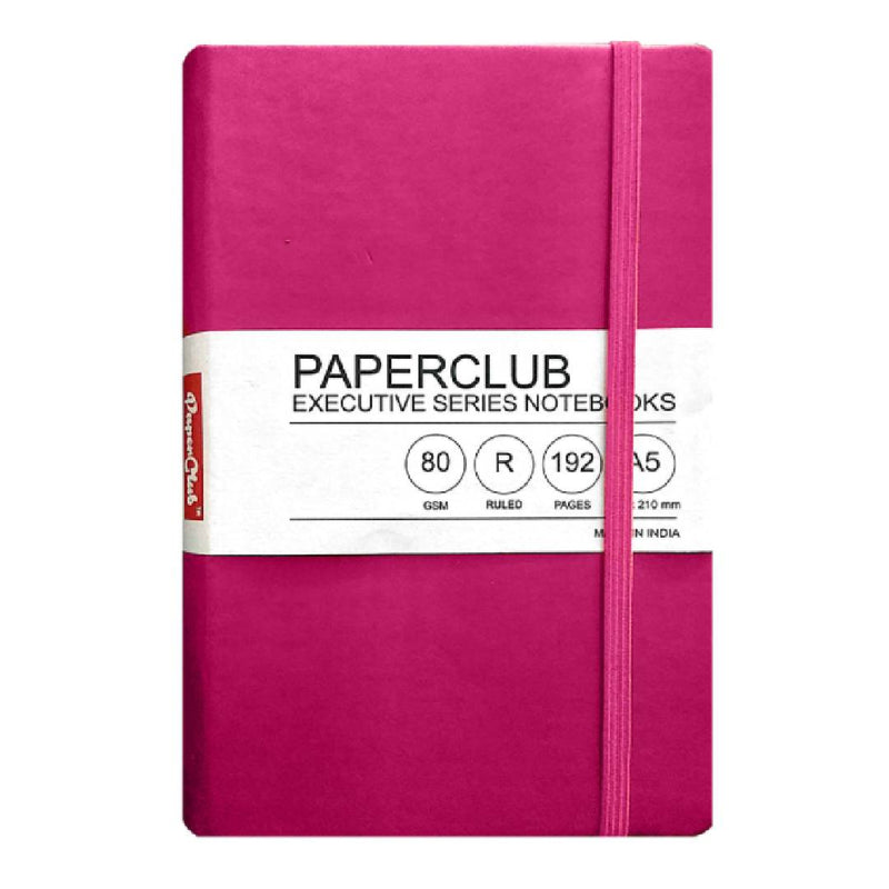 Paper Club Executive Pu Notebook Pink 192P A5 - 53401