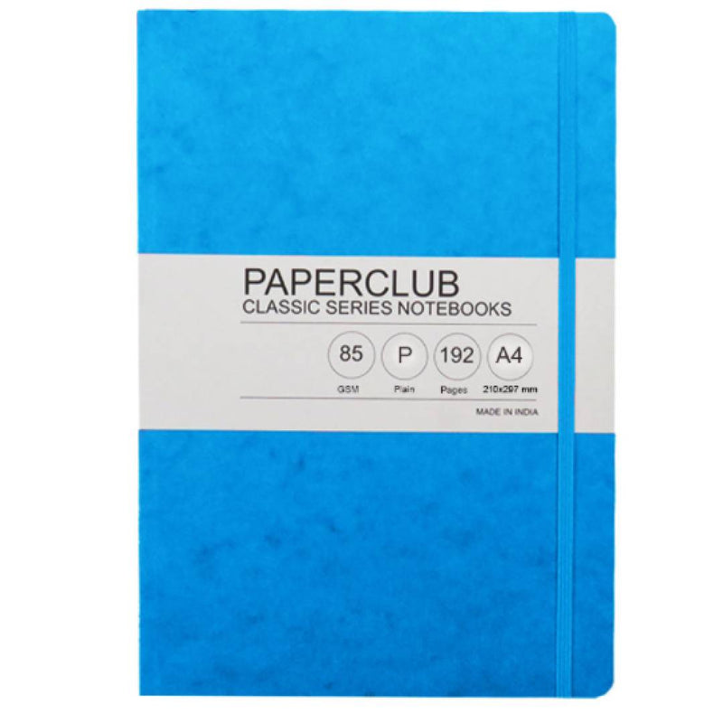 Paper Club Classic Notebook Plain Dark Blue 192Pages A4 - 53313