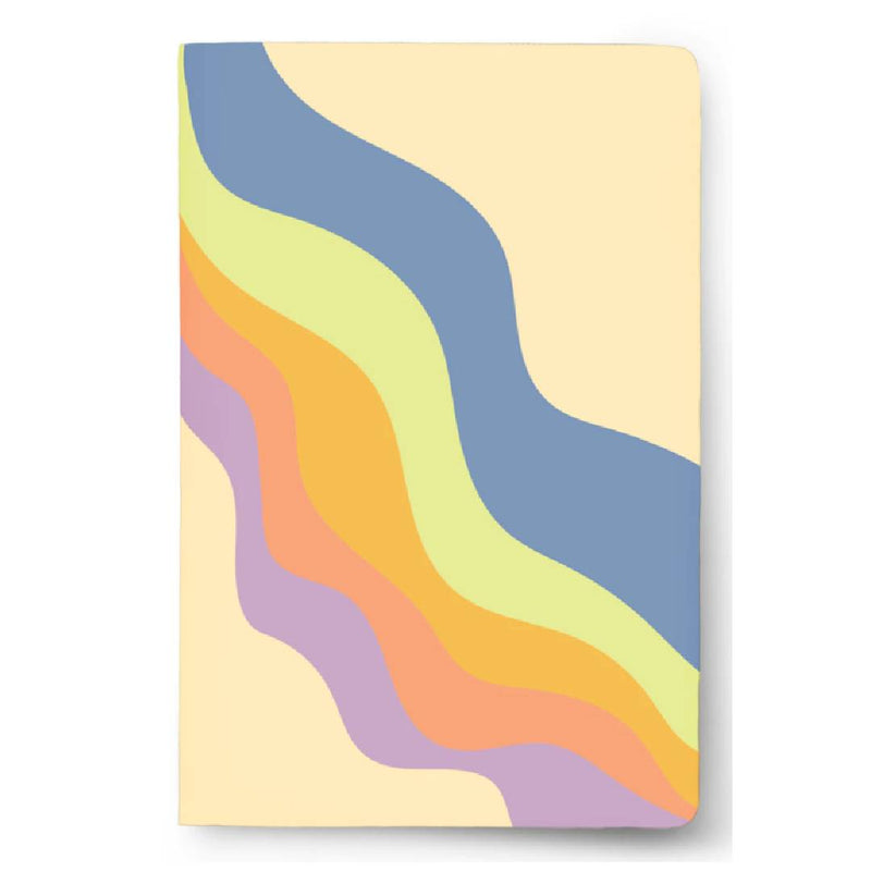 Factor Notes The Retro in Pastel : All - Purpose Notebook (A5/100GSM) -144 Pages,  Soft Cover