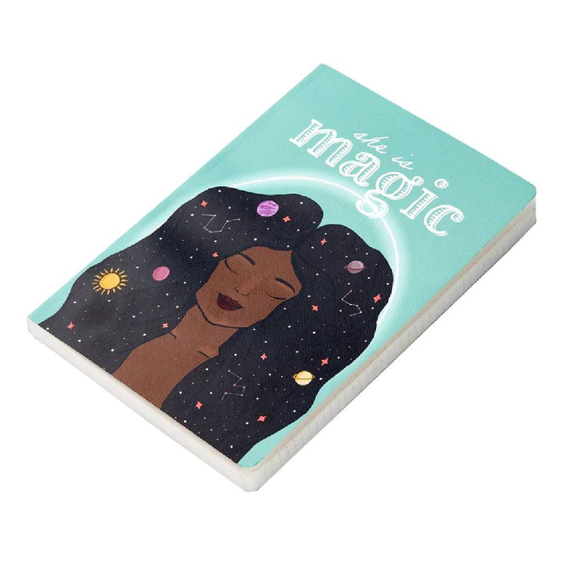 Factor Notes She is Magic : All - Purpose Notebook (A5/100GSM) - 144 Pages Soft Cover Dotted