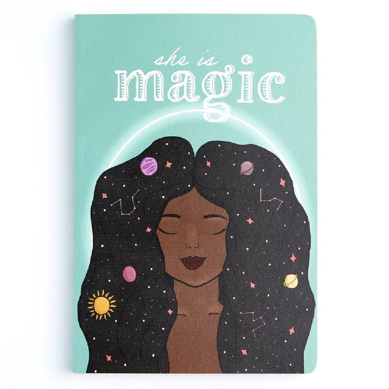 Factor Notes She is Magic : All - Purpose Notebook (A5/100GSM) - 144 Pages Soft Cover Dotted