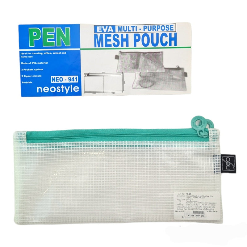 Neo Green Eva Mesh Pouch -941