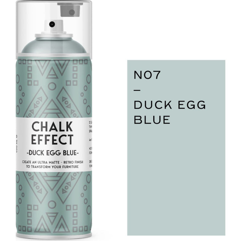 Cosmos Lac Chalk Effect Spray Paint 400 ML , Duck Egg Blue - 07