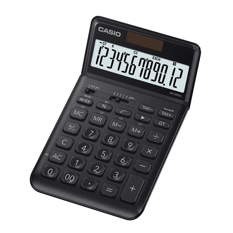 Casio JW-200SC-BK Premium & Stylish Calculator (Black)