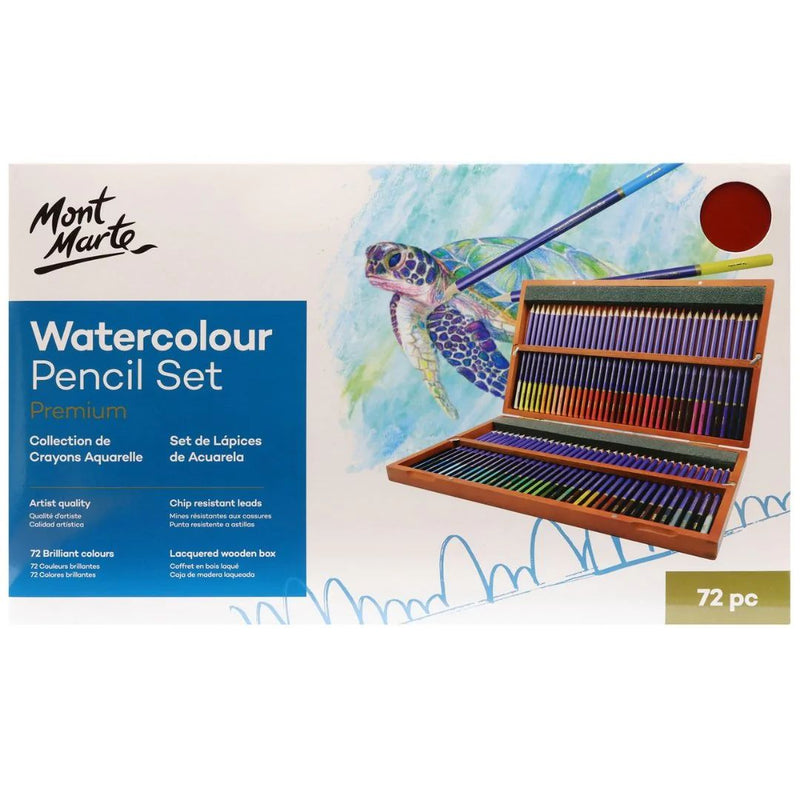 Mont Marte Watercolour Pencil Set of 72 - 81484