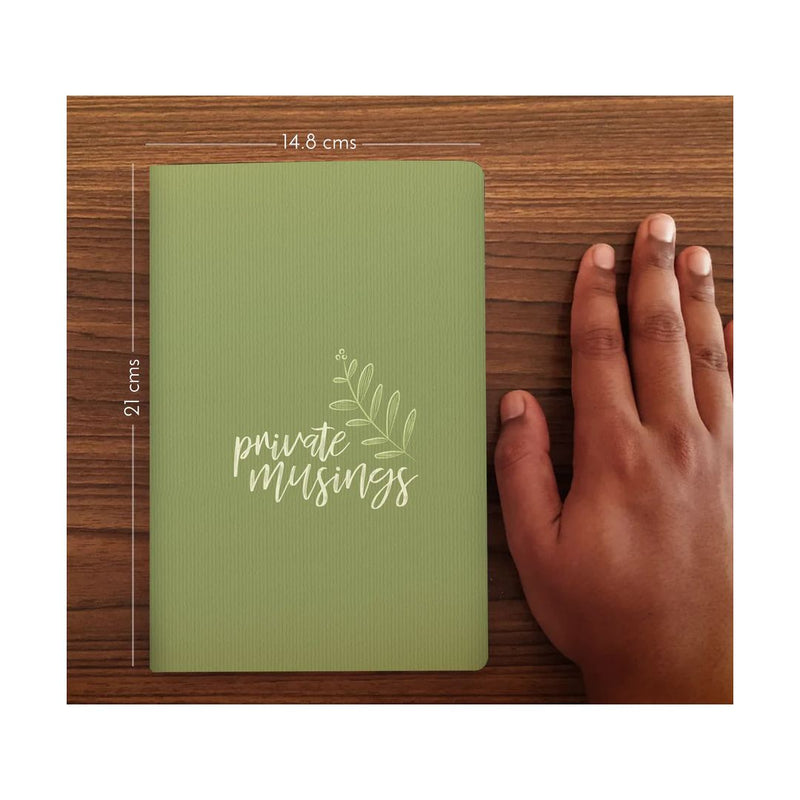 Factor Notes Notebook Plain Private Musings A5 - FN2038