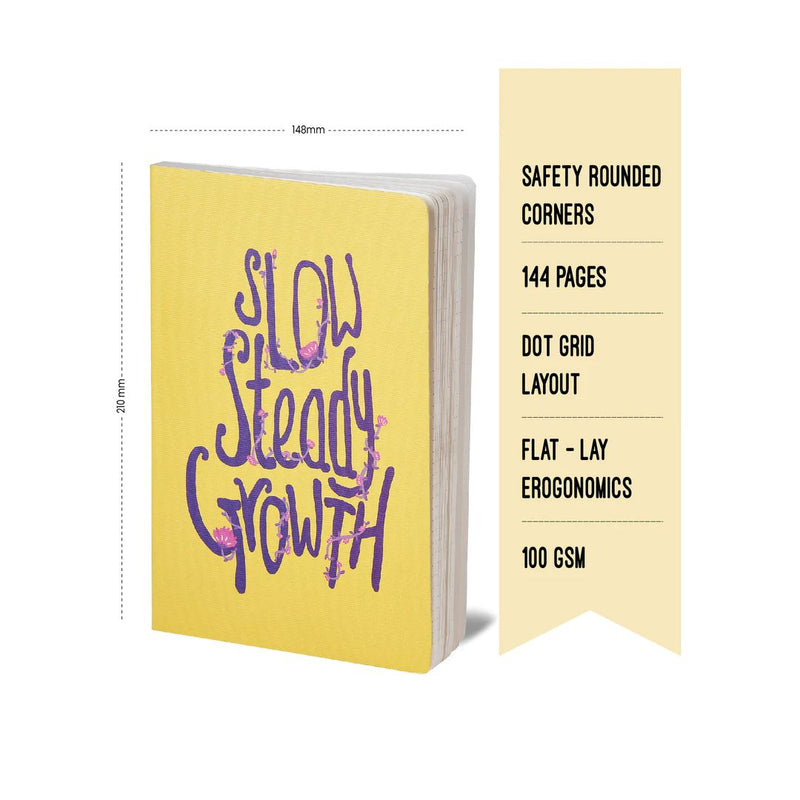 Factor Notes Notebook Plain Slow Stedy Growth A5 - FN2045