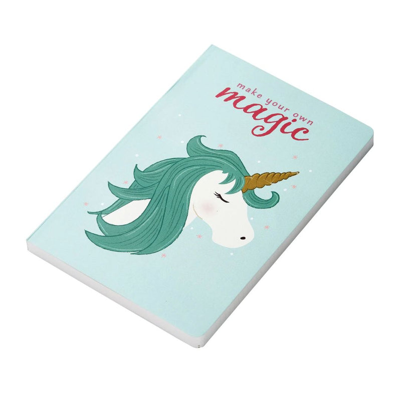 Factor Notes Notebook Plain Teal Unicorn A5 - FN2043