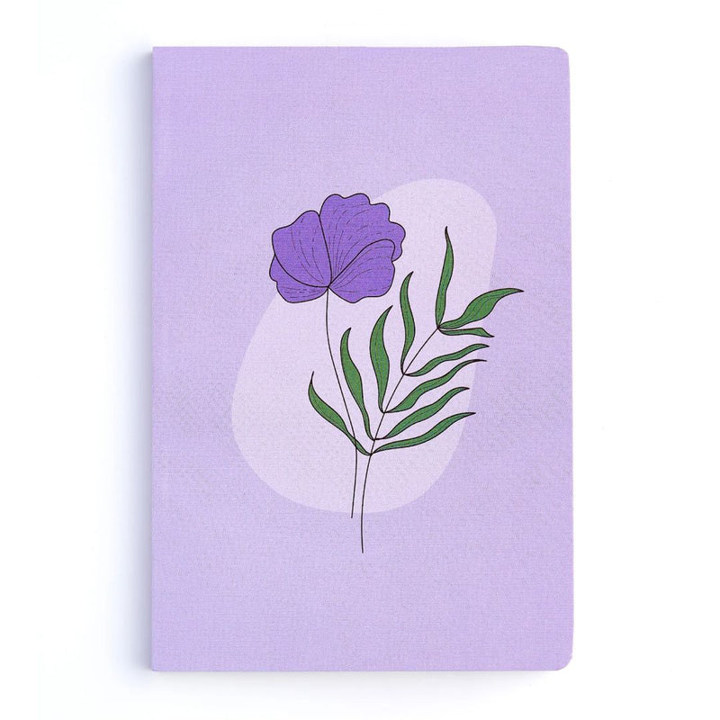 Factor Notes Notebook Plain Violet Bloom A5 - FN2051