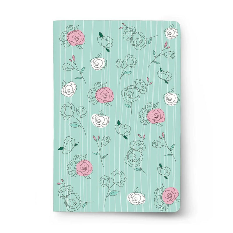 Factor Notes Notebook Plain Pastel Mint Rose A5 - FN2035