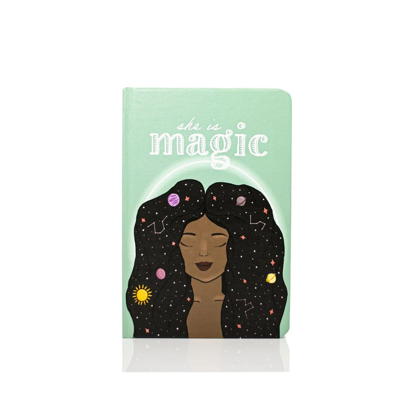Factor Notes Notebook Hard Bound Ruled She is Magic - FN2106