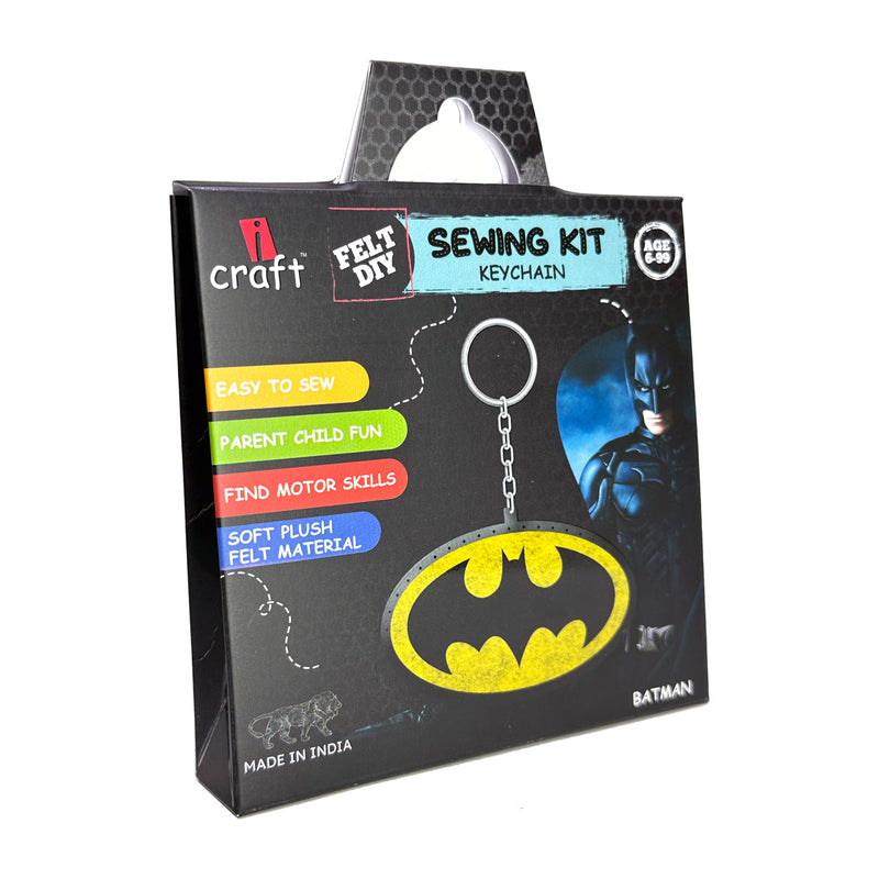 iCraft DIY Felt Keychain-Batman