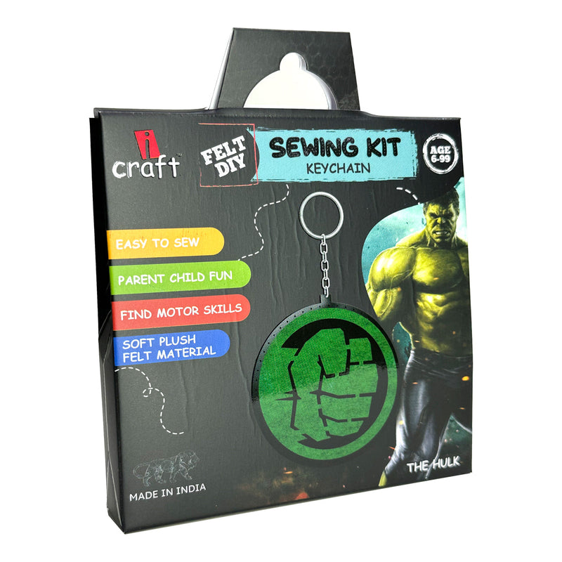 iCraft DIY Felt Keychain-The Hulk