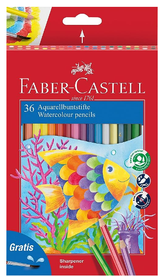 FABER CASTELL W/C PENCILS 36 - 114437