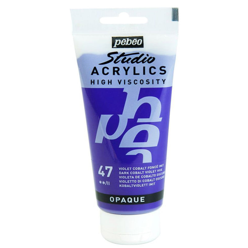 Pebeo St. Acrylics 100Ml Cobalt Violet Dark Hue  - 47