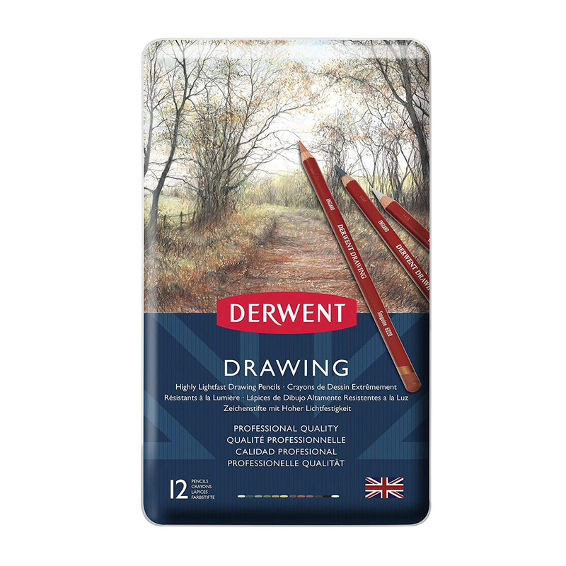 DERWENT DRAWING PENCILS 12 - 0700671 - Skyblue Stationery Mart
