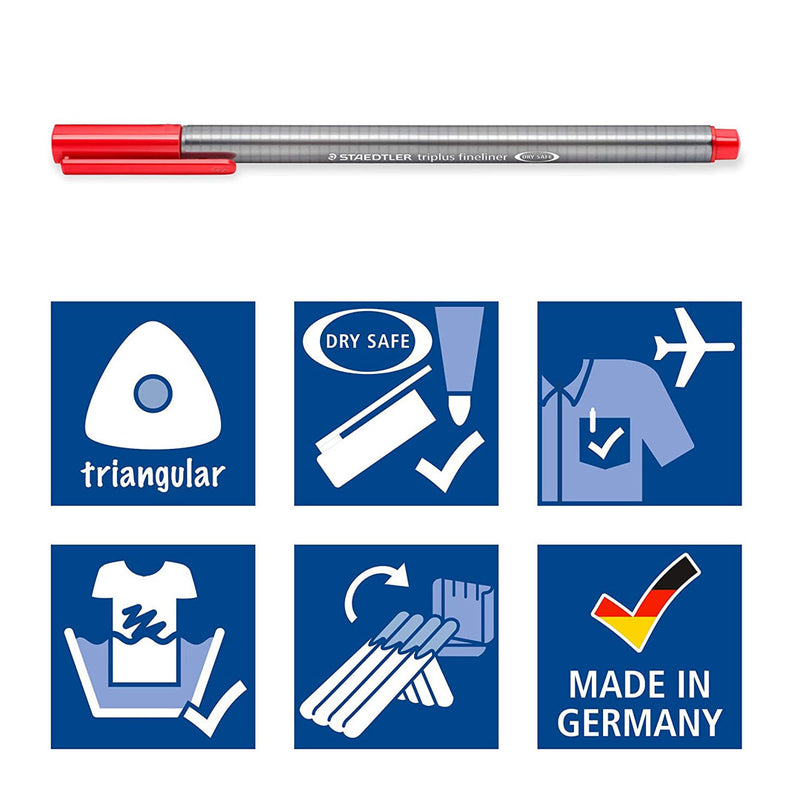 Staedtler Johanna Basford Triplus Fineliner Pens - Pack of 36