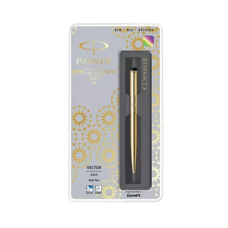 PARKER Vector Gold Gold Trim Ball Pen