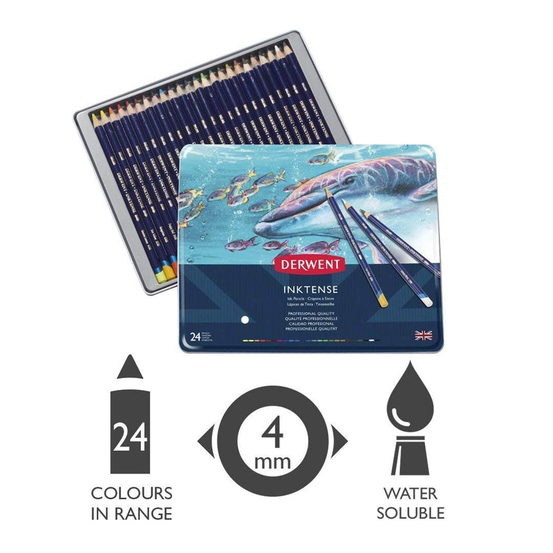 Derwent Inktence Pencils Set of 24 - 0700929