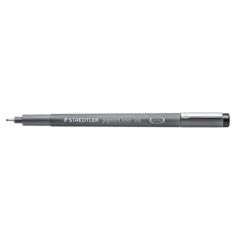 Staedtler Pigment Liner, 0.8MM, Black Ink