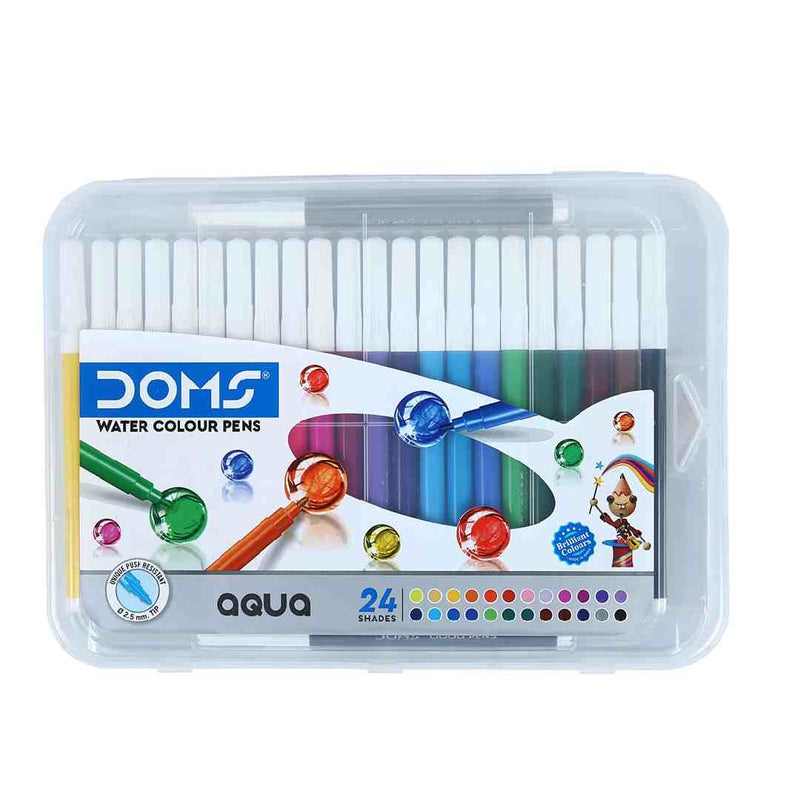 Doms Aqua Water Colour Pens Set of 24 - 7420