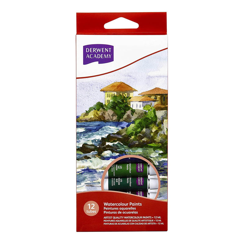 Derwent Academy Watercolour Set of 12 - R33015