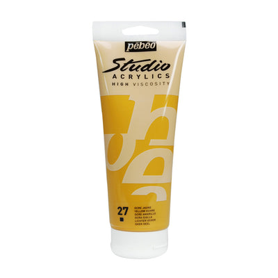 Pebeo ST. Acrylics 100 ML Yellow Ochre - 27. - Skyblue Stationery Mart