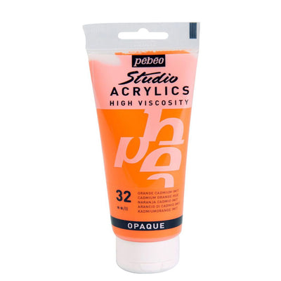 Pebeo ST. Acrylics 100 ML Cad Orange Imite 32. - Skyblue Stationery Mart