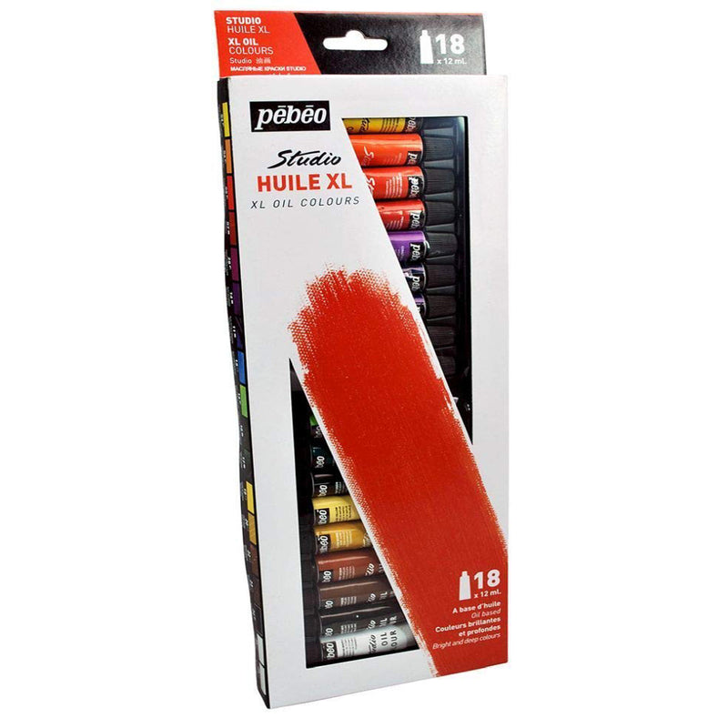 Pebeo Studio Oil Colours 18X12ML