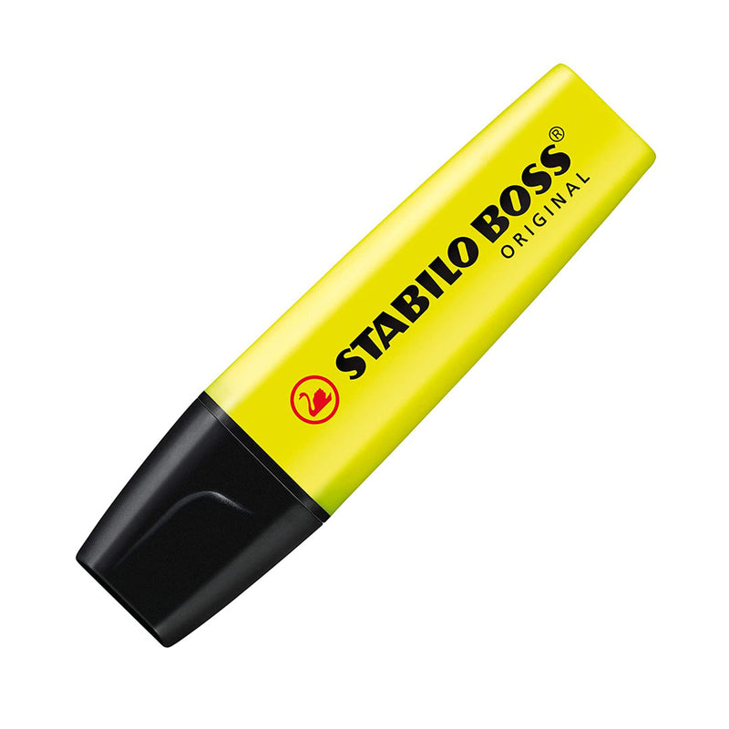 Stabilo Boss Highlighter Yellow Set of 4