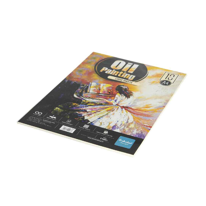 Scholar A4 Oil Painting Loose Sheets- 300 GSM  10 Sheets (OPL4)