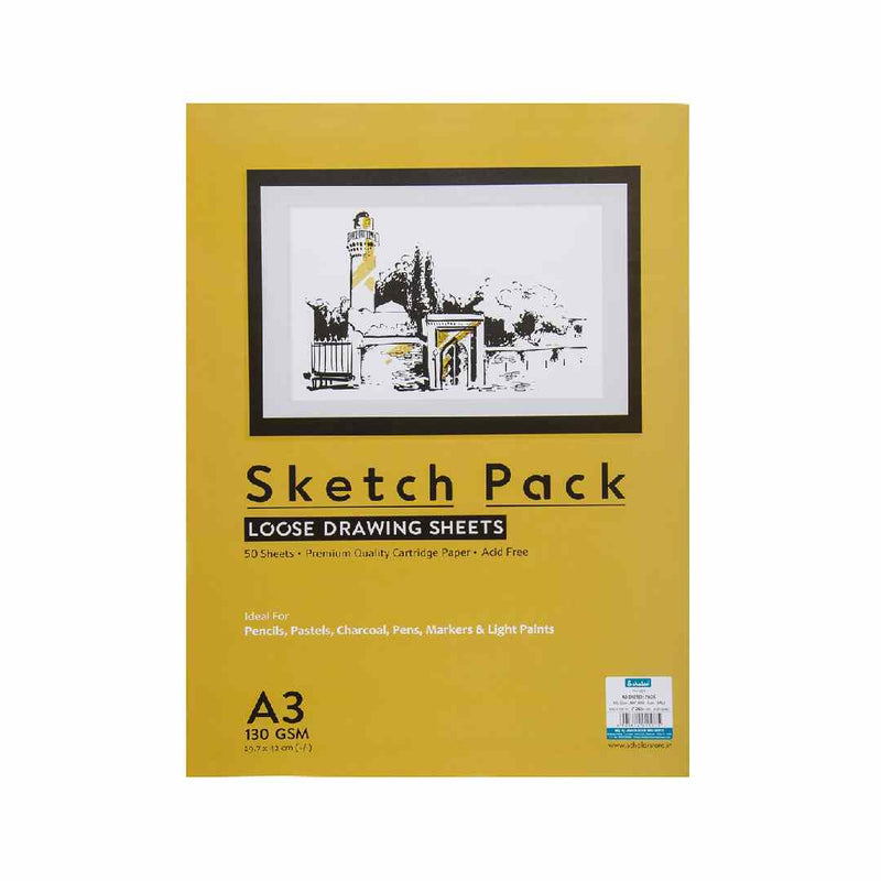Scholar A3 Sketch Pack - 130 GSM 50 Sheets (SPL3)