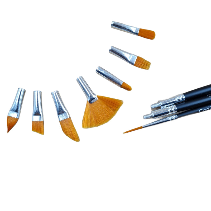 Camlin Interchangeable Speciality Brushes – 8 Brushes