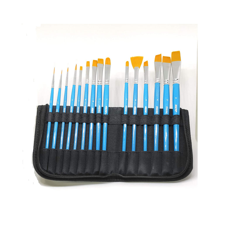 Brustro Synthetic Hair Brush Set Of 15