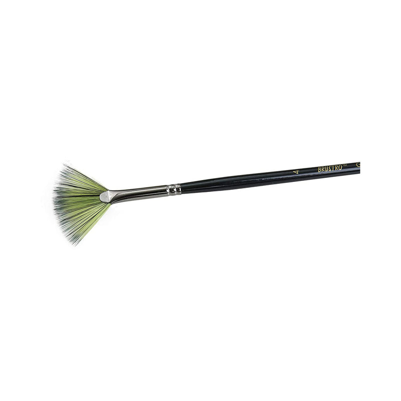 Brustro Greengold Fan Brush No.4