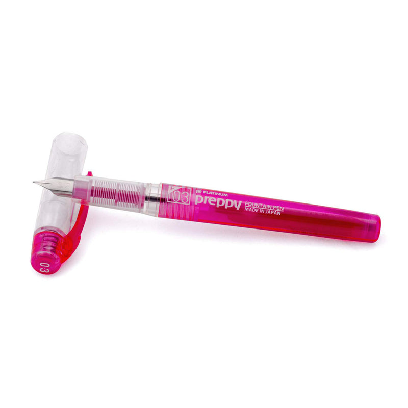 Platinum Preppy Fine Nib Fountain Pen - Pink