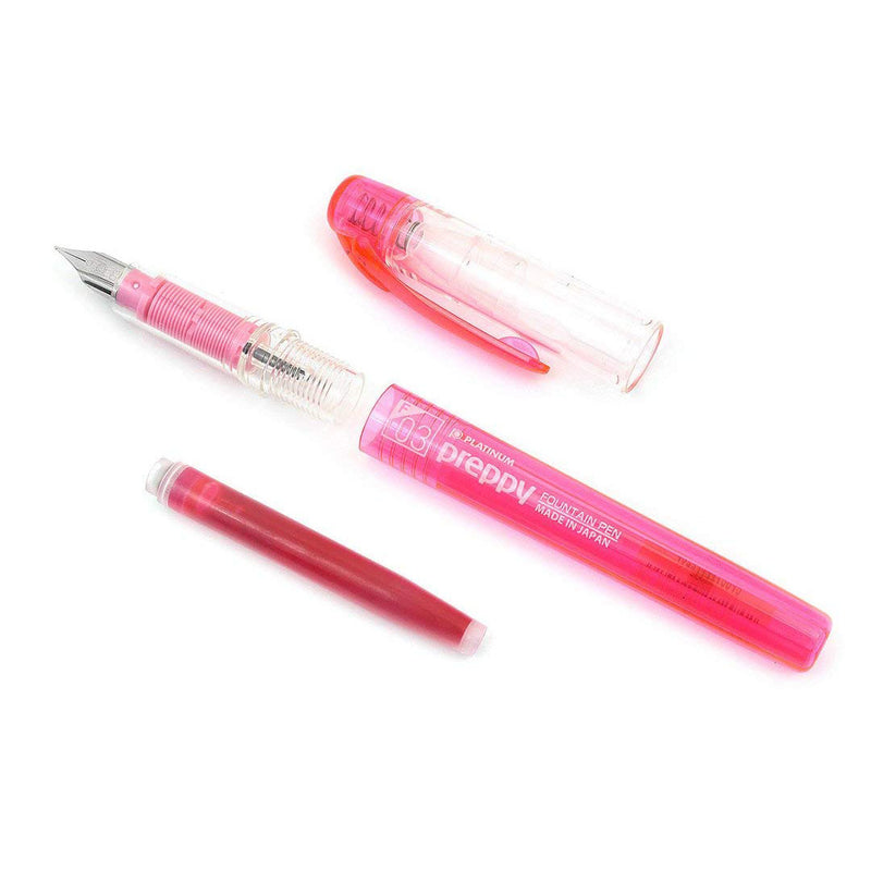 Platinum Preppy Fine Nib Fountain Pen - Pink