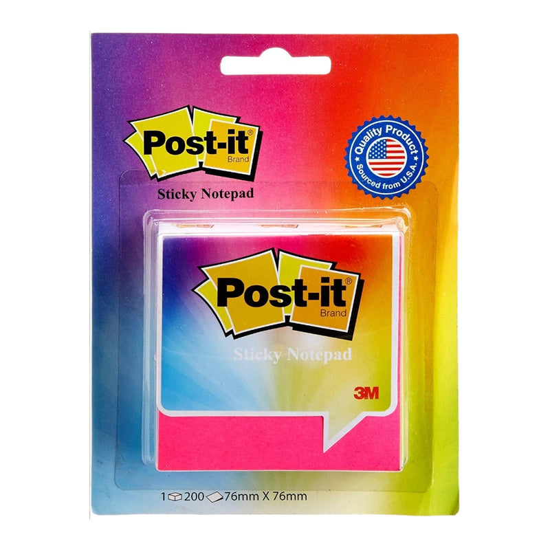 3M Post It Cubes Colour 50 Sheets - 3X3