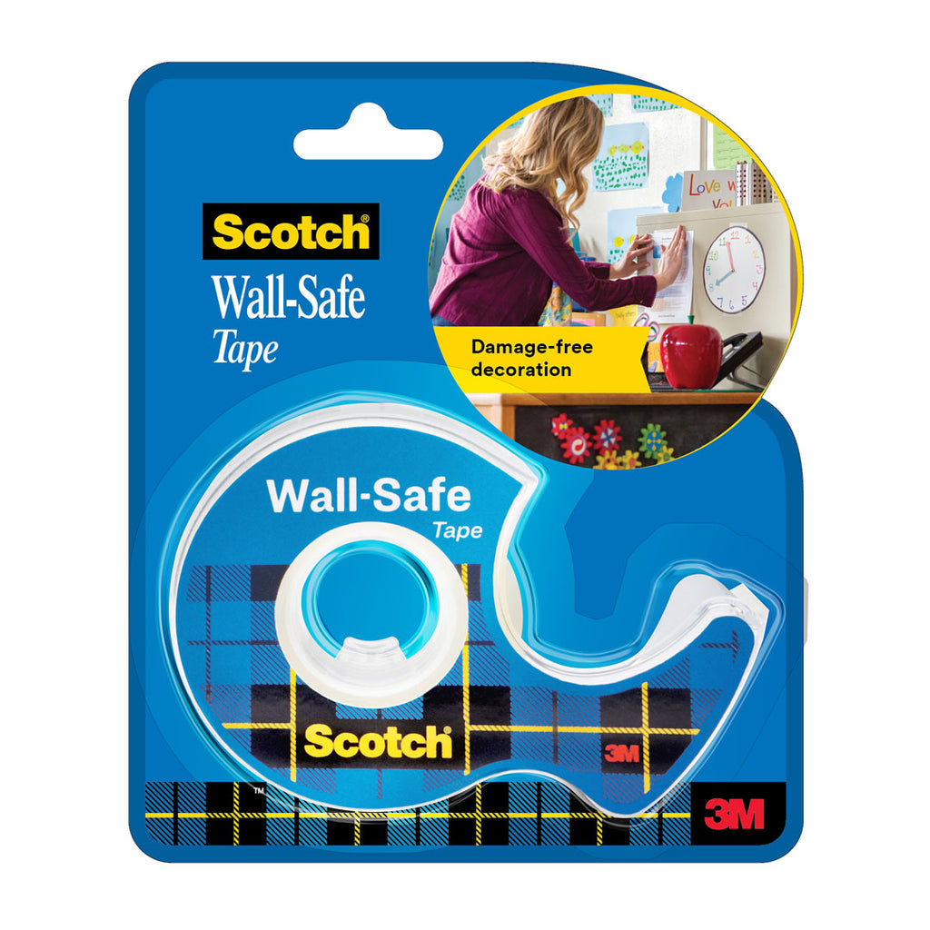3M Scotch Wall Safe Tape 19mm X 16.5m Skyblue Stationery Mart