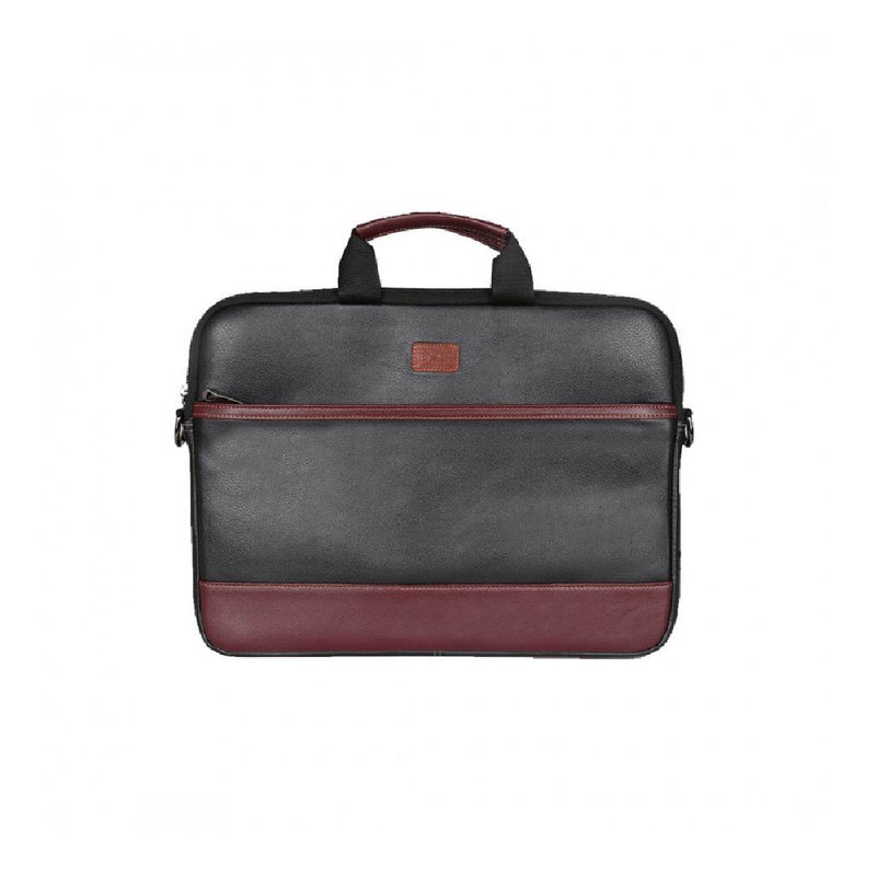 Elan Compact Laptop Bag Foam Black/Maroon EFSLB-5091