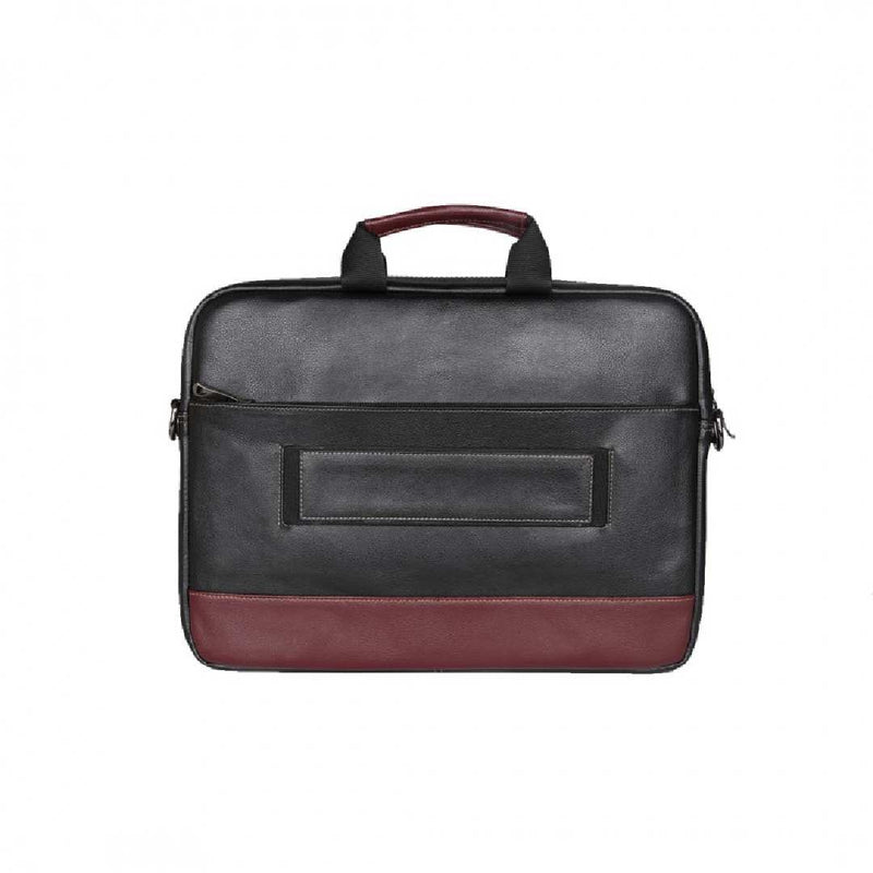 Elan Compact Laptop Bag Foam Black/Maroon EFSLB-5091